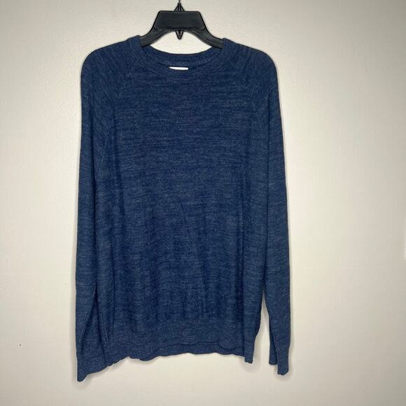 Men's Old Navy Long Sleeve Sweater Shirt Blue Size Large Casual Capsule Wardrobe - Picture 1 of 7